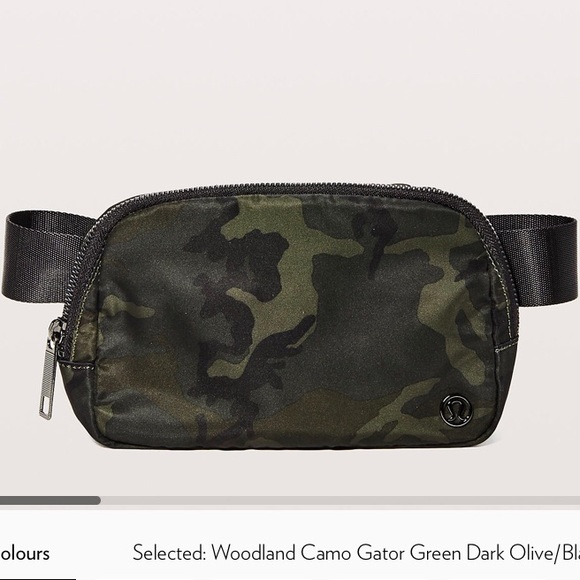 lululemon camo fanny pack